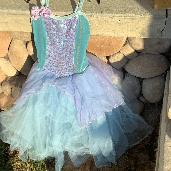 Sparkling Blue and Purple Kids Costume - Picture 2 of 14